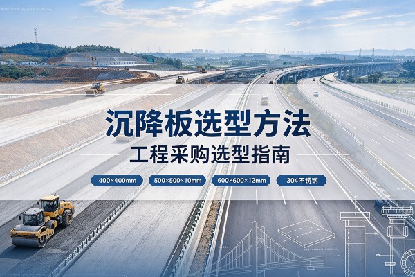 琼结沉降板选择方法