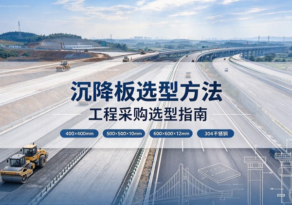 琼结沉降板选择方法